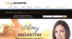 Desktop Screenshot of amyballantyne.com