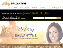 Tablet Screenshot of amyballantyne.com
